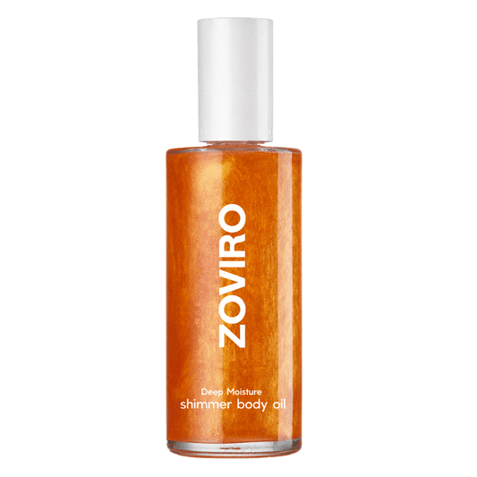 Deep Moisture Shimmer Body Oil, Lightweight Body Oil with Squalane, Ceramide & Hyaluronic Acid, Warm Golden Shimmer, Fast-Absorbing, 3.38 fl oz (100 ml)