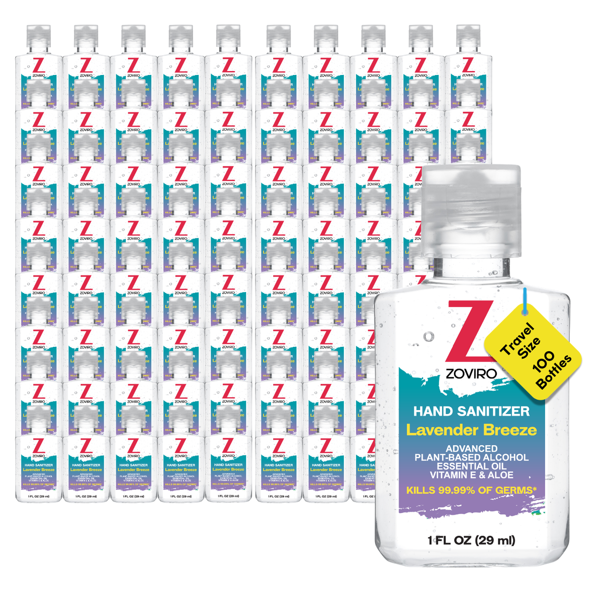 Hand Sanitizer Gel 1oz · 100 Pack