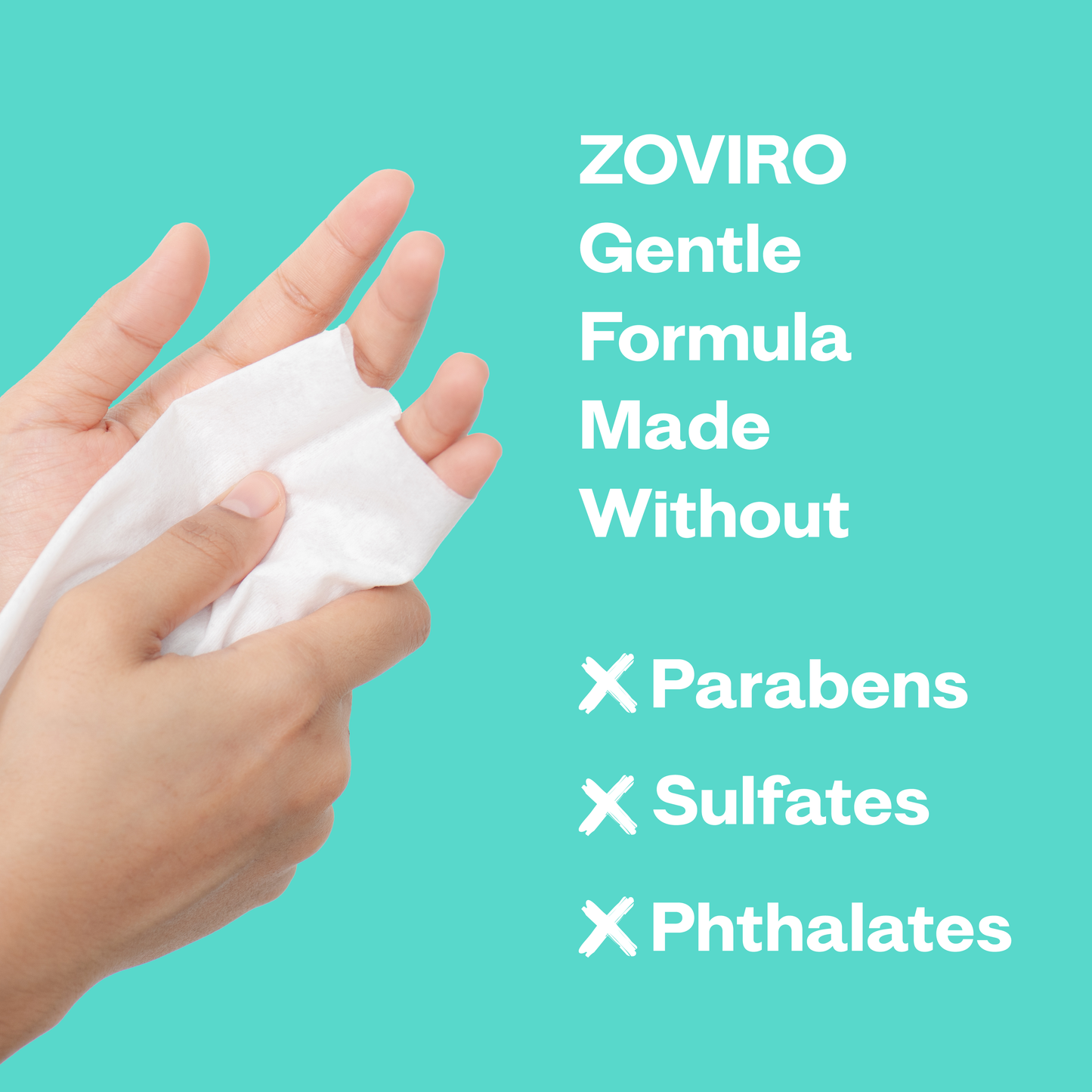 Zoviro Hand Sanitizing Wipes, Moisturizing With Essential Oils, 20 Count Travel Pack