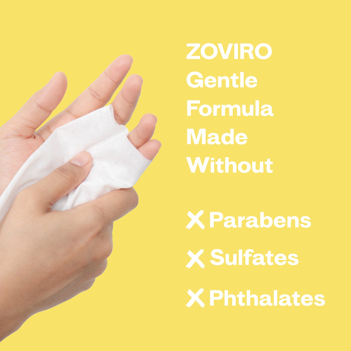 Zoviro Hand Sanitizing Wipes, Moisturizing With Essential Oils, Tropical Fruit, 80 Count, 3 PACK